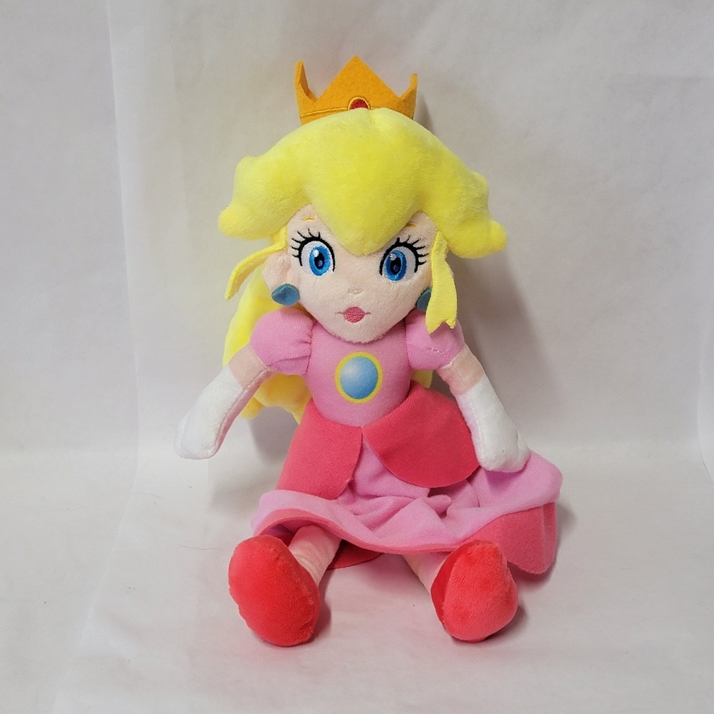 Super Mario Princess Peach Plush Toy Nintendo‎ Licensed Nintendo Character Doll